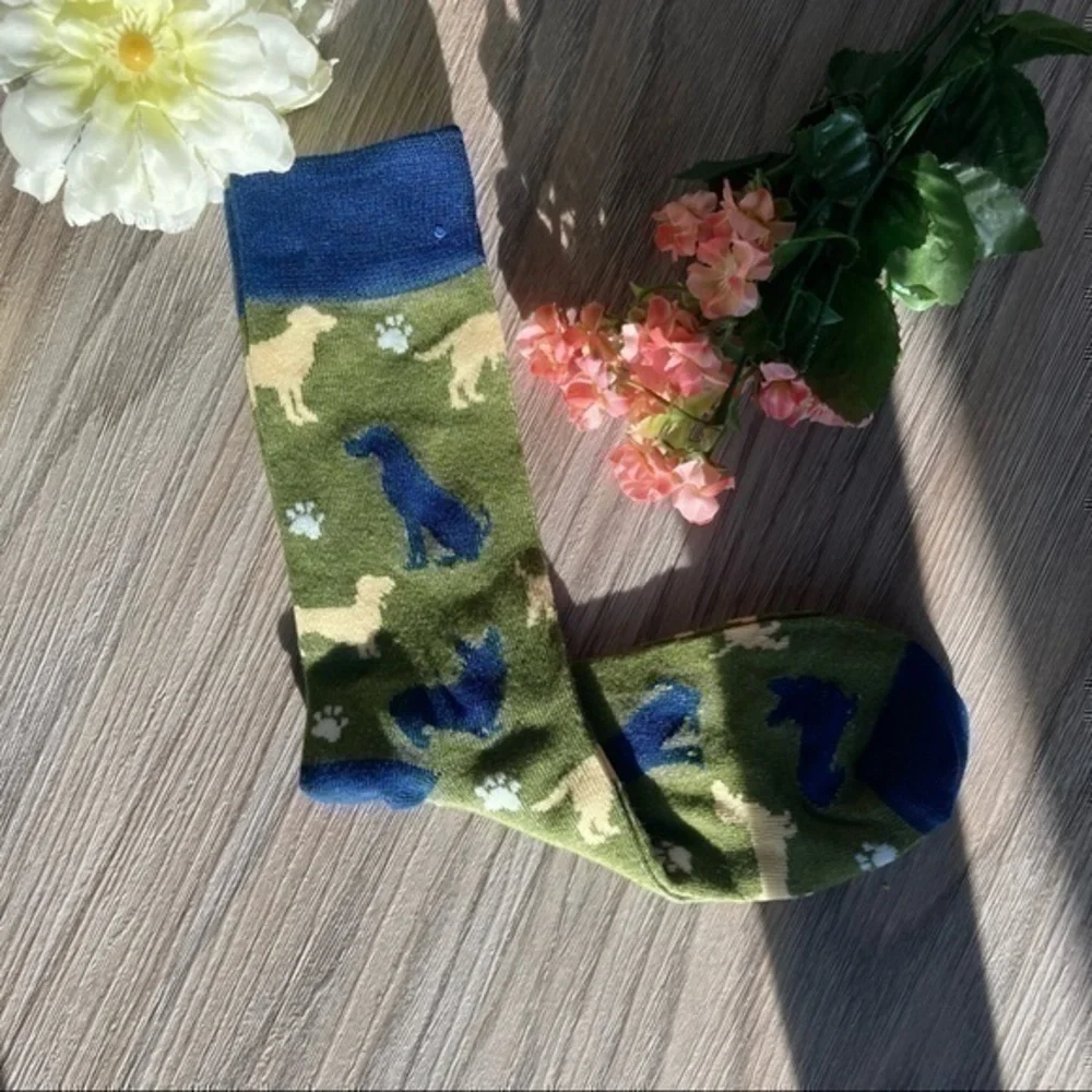 💋 Dog 🐶 pet lover crew socks 🧦 NEW